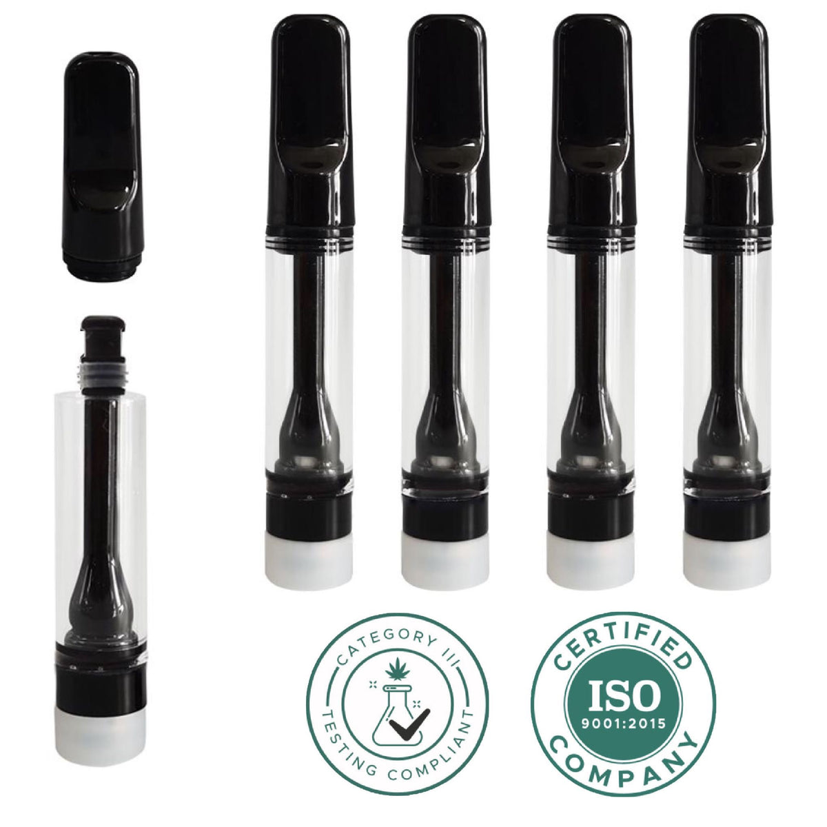 refillable ceramic vape cartridge Cartridges Color:Midnight black TP-40202294362190-00005-31000 VOOPOO II Vinci Spark