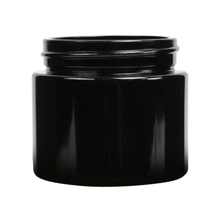 Load image into Gallery viewer, 1.75g Black Glass Jars | Child Resistant Packaging | 2oz. Jar