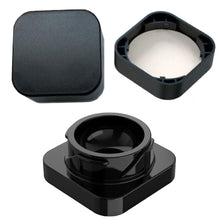 Load image into Gallery viewer, 5mL Cube BLACK Glass Jar | Child Resistant Concentrate Container