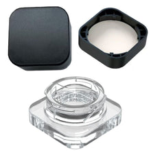 Load image into Gallery viewer, 5mL Cube CLEAR Glass Jar | Child Resistant Concentrate Container