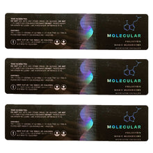 Load image into Gallery viewer, MOLECULAR | Microdose | 3oz Black Glass Jars | Child Resistant | Magic Mushroom Packaging