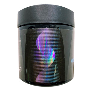 MOLECULAR | 3.5g Black Glass Jars | Child Resistant | Magic Mushroom 8th Packaging