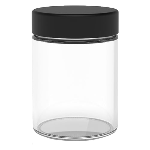 7g Clear Glass Jars | Child Resistant Quarter Packaging | 4oz. Jar