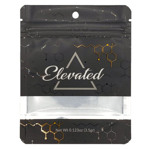 ELEVATED | 3.5g Mylar Bags | Resealable 8th Barrier Bag Packaging 3.5 Gram