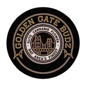 GOLDEN GATE BUDZ | Concentrate Jar Labeling | 1”