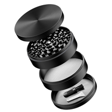 Load image into Gallery viewer, BLACK 4 Layer Grinder | Aluminum | Large 3" Diameter