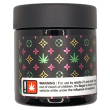 Load image into Gallery viewer, ELEVATED | 3.5g Black Glass Jars | Child Resistant 8th Packaging