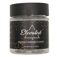 Load image into Gallery viewer, ELEVATED | 3.5g Clear Plastic Jars | Child Resistant 8th Packaging