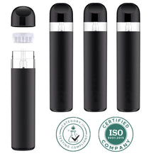 Load image into Gallery viewer, BLACK | Full Ceramic | Disposable Vape Cartridge | 1 mL Tank | 280mAh Rechargeable