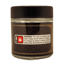 Load image into Gallery viewer, PERCEPTION | 3.5g Clear Glass Jars | Child Resistant 8th Packaging