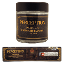 Load image into Gallery viewer, PERCEPTION | 3.5g Clear Plastic Jars | Child Resistant 8th Packaging