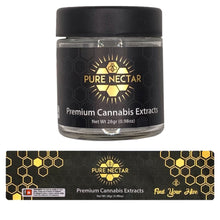 Load image into Gallery viewer, PURE NECTAR | 28g Concentrate Container | Clear | Child Resistant Glass Jar | 3oz