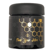 Load image into Gallery viewer, PURE NECTAR | 3.5g Black Plastic Jars | Child Resistant 8th Packaging