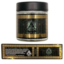 Load image into Gallery viewer, TRUTH | 3.5g Clear Glass Jars | Child Resistant 8th Packaging