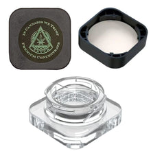 Load image into Gallery viewer, TRUTH | 5mL Cube Clear Glass Jar | Child Resistant Concentrate Container