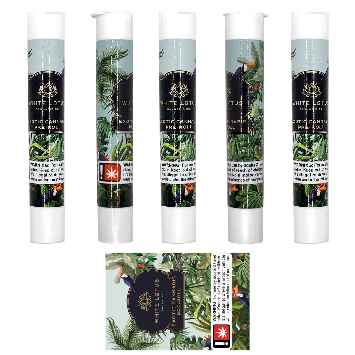 white-lotus-pre-roll-packaging