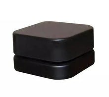 Load image into Gallery viewer, Black 5mL Glass Cube Jar Childproof Lid