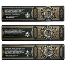 Load image into Gallery viewer, GOLDEN GATE BUDZ | 3.5g Black Plastic Jars | Child Resistant 8th Packaging