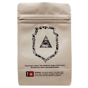 TRAPOLOGY | 3.5g Mylar Bags | Resealable 8th Barrier Bag Packaging 3.5 Gram