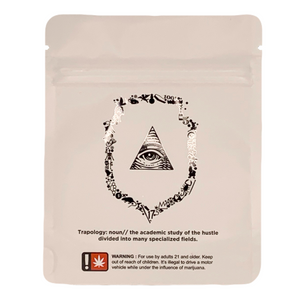 TRAPOLOGY | 3.5g Mylar Bags | Resealable 8th Barrier Bag Packaging 3.5 Gram