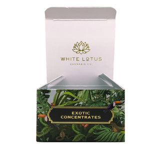 WHITE LOTUS | Concentrate Container Box | Jar Packaging 5mL-7mL
