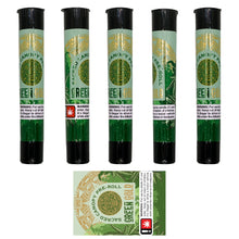 Load image into Gallery viewer, GREEN GOLD | Pre-Roll Packaging | Doob Tube 116 mm With Label