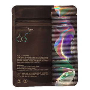 MOLECULAR | 3.5g Mylar Bags | Child Resistant | Magic Mushroom 8th Packaging