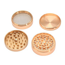 Load image into Gallery viewer, ROSE GOLD 4 Layer Grinder | Aluminum | Large 3&quot; Diameter