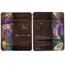 Load image into Gallery viewer, MOLECULAR | 3.5g Mylar Bags | Child Resistant | Magic Mushroom 8th Packaging