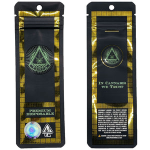 TRUTH | Disposable Packaging Bags | Resealable Barrier Mylar Bag  | 2.25" x 6.7"