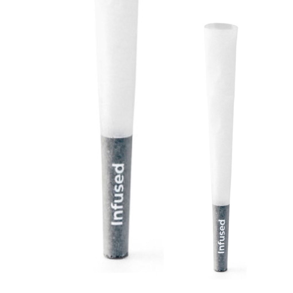 INFUSED Black Crutch | Refined White 109mm Pre-Roll Cones | 1 Gram Kingsize