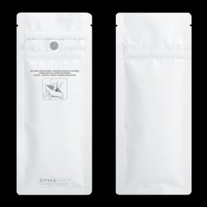 WHITE | Disposable Packaging Bags | Child Resistant | Resealable Mylar Bag  | 3"x7.20"