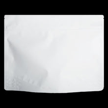 Load image into Gallery viewer, MATTE WHITE | 112g Mylar Bags | Resealable QP Barrier Bag Packaging | 112 Gram