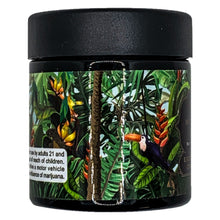 Load image into Gallery viewer, WHITE LOTUS | 3.5g Black Plastic Jars | Child Resistant 8th Packaging