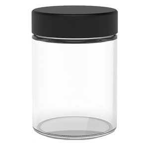 7g Clear Glass Jars | Child Resistant Quarter Packaging | 4oz. Jar