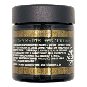 TRUTH | 28g Concentrate Container | Black | Child Resistant Glass Jar | 3oz
