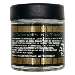 TRUTH | 28g Concentrate Container | Clear | Child Resistant Glass Jar | 3oz