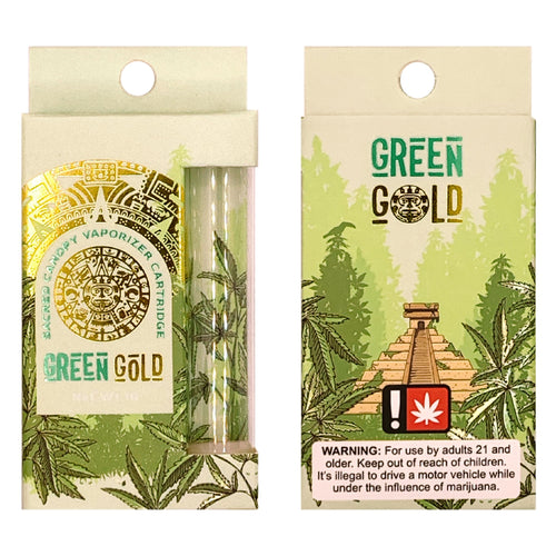 GREEN GOLD | 510 Cartridge Box Packaging | .5-1mL