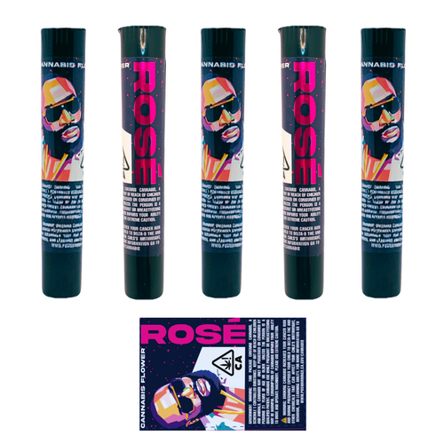 ROSE | Pre-Roll Packaging | Doob Tube 116 mm With Label