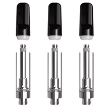 Load image into Gallery viewer, STAINLESS STEEL | Screw On Tip | Ceramic Coil Glass Cartridge | 1mL 510 Thread