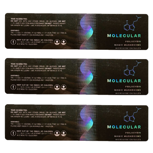 MOLECULAR | Magic Mushroom Microdose Jar Labeling | 1.5