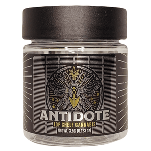 ANTIDOTE | 3.5g Clear Plastic Jars | Child Resistant 8th Packaging