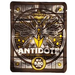 ANTIDOTE | 3.5g Mylar Bag Box Combo | 8th Barrier Bag Packaging