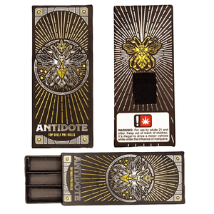 ANTIDOTE | Pre-Roll 109mm Packaging | 109mm 3 Pack Boxes | Child Resistant