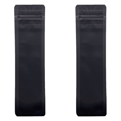 BLACK | Disposable Packaging Bags | Resealable Barrier Mylar Bag  | 2.5