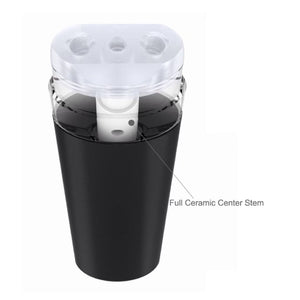 BLACK | Full Ceramic | Disposable Vape Cartridge | 1 mL | Rechargeable | Creative Labz: Packaging Solutions BLACK | Full Ceramic | Disposable Vape Cartridge | 1 mL | Rechargeable | Creative Labz: Packaging Solutions