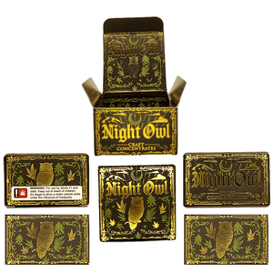 NIGHT OWL | Concentrate Container Box | Jar Packaging 5mL-7mL
