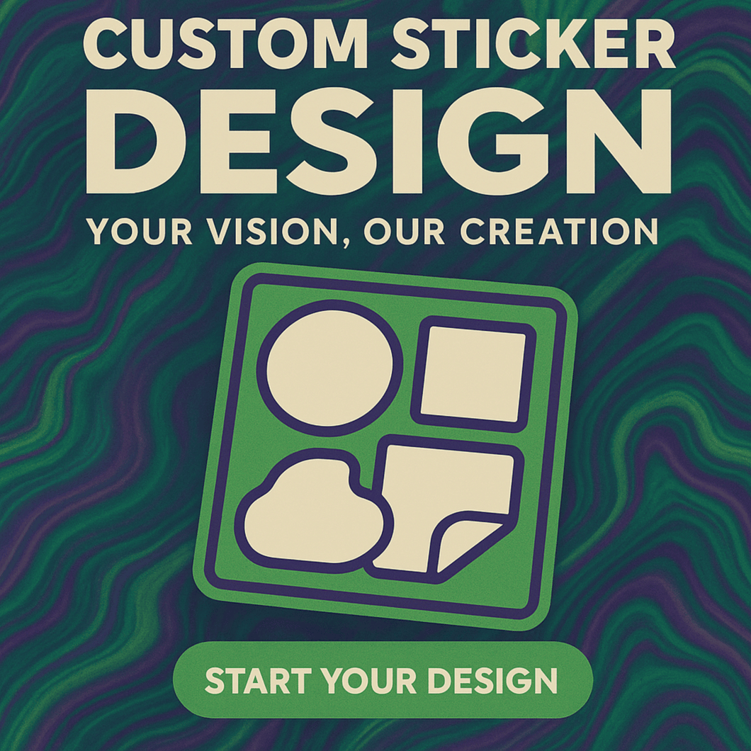 Custom AI Sticker Design | 3 Revisions