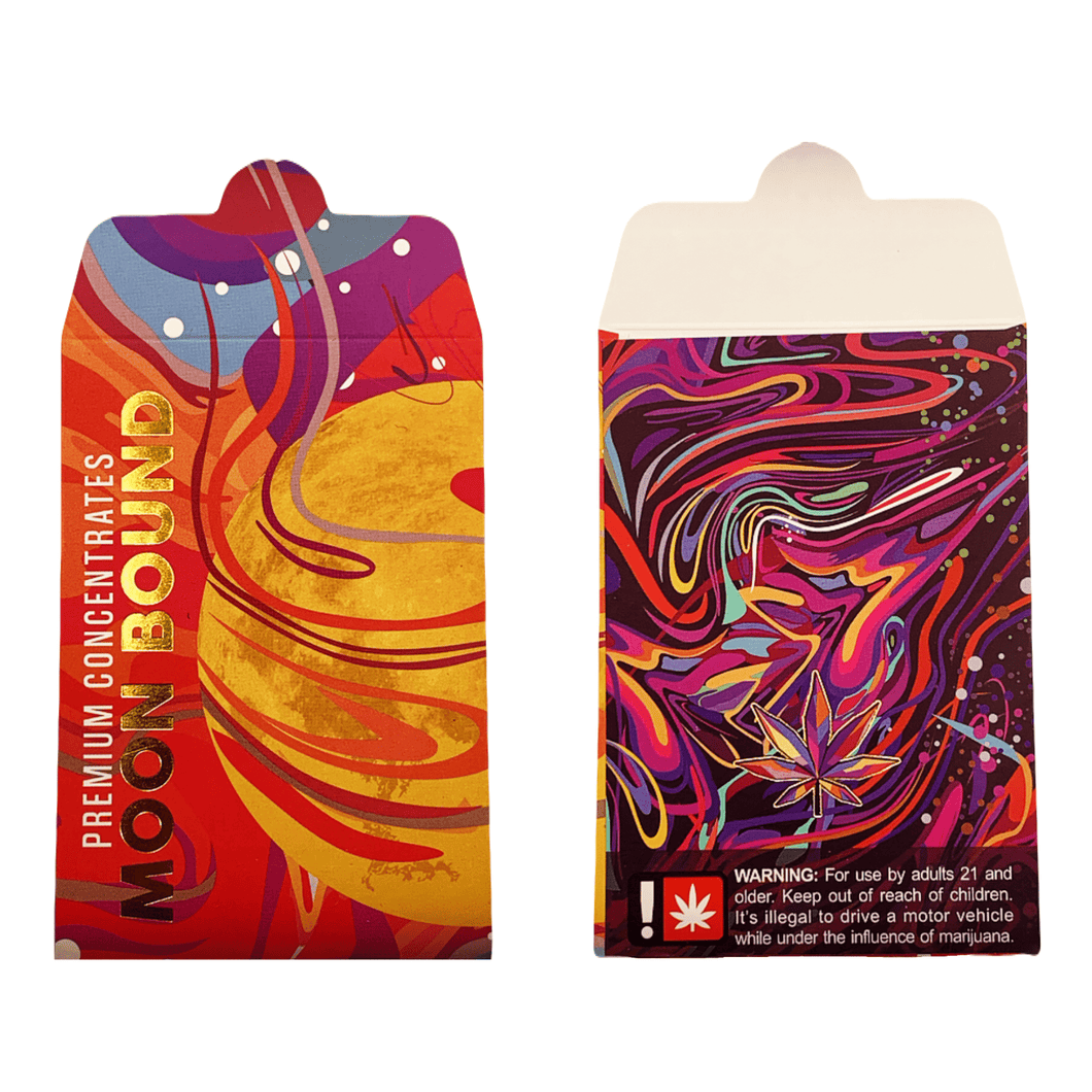 MOON BOUND | Concentrate Packaging | Extract Shatter Envelope | 2.25”x3.25”