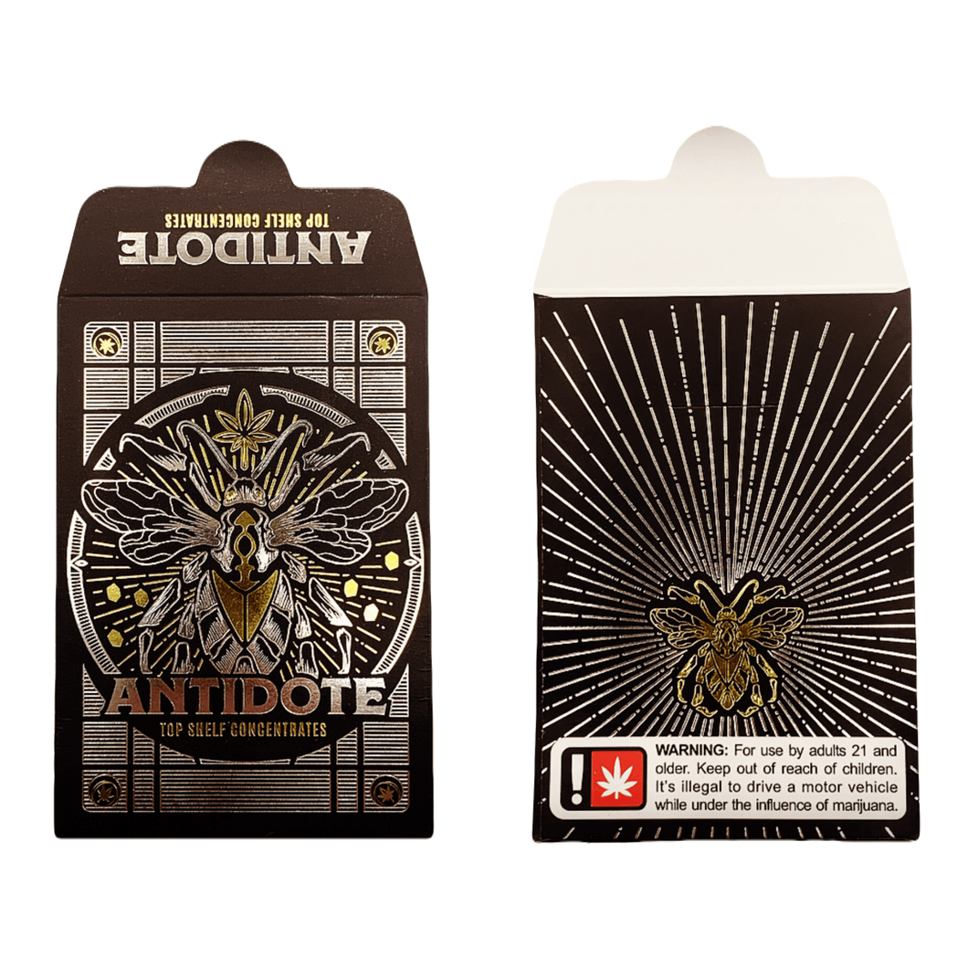 ANTIDOTE | Concentrate Packaging | Extract Shatter Envelope | 2.25”x3.25”